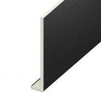 Fascia UPVC Capping Board - Plain 175mm x 9mm - Black Ash (5m)
