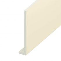 Fascia UPVC Capping Board - Plain 225mm x 9mm - Cream (5m)