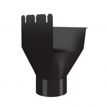 Lindab Steel Guttering - 140mm Rectangular Gutter Outlet