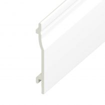 UPVC Shiplap Cladding Board - 125mm - White (5m)