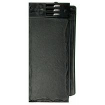 Envirotile - Half Plastic Slate Tile - Slate Grey (Pack of 10)
