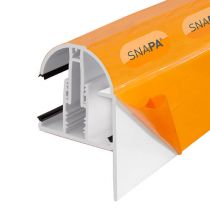 Snapa - Gable Bar with End Cap - White
