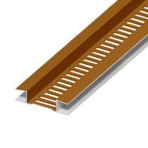Soffit Board Ventilation Strip - 10mm - Oak (5m)