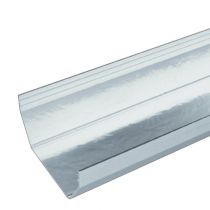 Plastic Guttering Squareline - 114mm x 59mm - White (4m)
