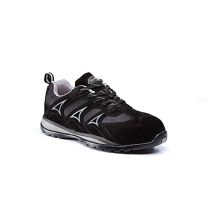 Rugged Terrain - Metal Free Safety Trainers (S1P SRC) - Black/Grey Suede