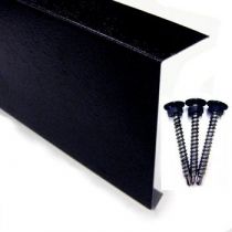 Sure Edge - 3m Metal Edge Trim - Black Plastisol (40mm x 75mm x 10mm)