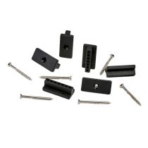 Composite Decking - T-Clips & M4x45 Stainless Steel Wood Screws (100 Pack)