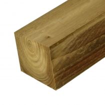 Timber Decking Post (Sawn Green Treated) - 100mm x 100mm x 3m