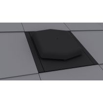 Roof Slate Vent for 610 x 305 / 510 x 255 Slates - Black (Pack of 10)