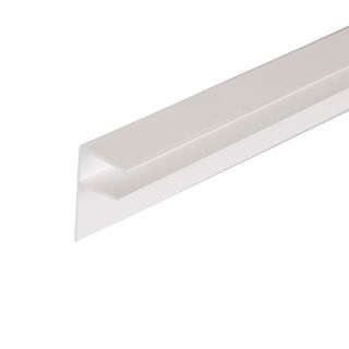 Corotherm - 16mm Polycarbonate Sheet Side Flashing - White (3m)