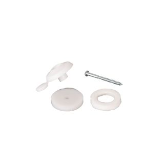 Corotherm - 10mm Polycarbonate Sheet Super Fixings Buttons - White (Pack of 10)