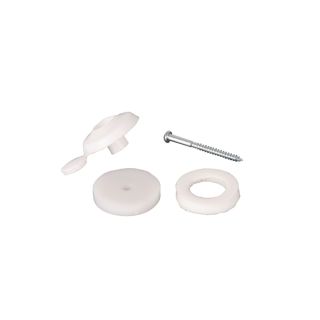 Corotherm - 16mm Polycarbonate Sheet Super Fixings Buttons - White (Pack of 10)