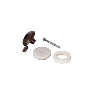 Corotherm - 25mm Polycarbonate Sheet Super Fixings Buttons - Brown (Pack of 10)