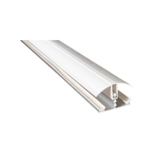 Corotherm - Polycarbonate Sheet Rafter Glazing Bar Kit - White (6m)