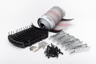 Corovent URS - Universal Dry Fix Ridge System Kit - Black