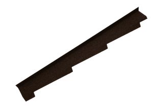 Britmet - Left Hand Side Wall Flashing - Bramble Brown (1250mm)