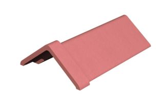 Clay Capped Angle Ridge - 450mm - Smooth Red