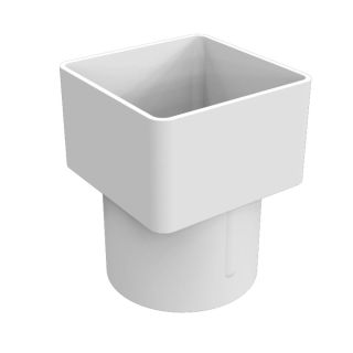 Freeflow 65mm Square to Round Gutter Adapter
