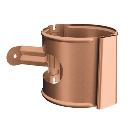 Lindab Guttering - Magestic Pipe Bracket with Wedge - Natrual Copper