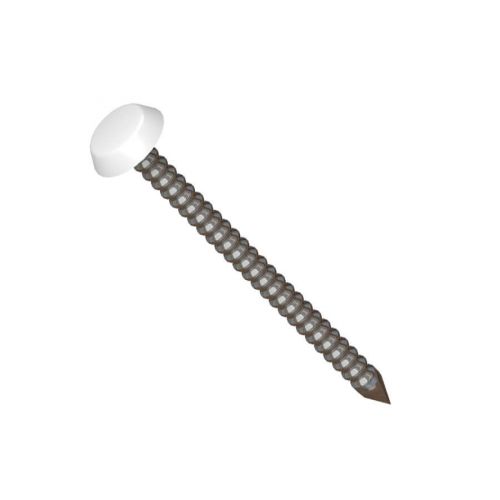Soffit, Fascia & Capping Board Polytop Fixing Pins - 30mm - White (Pack of 250)