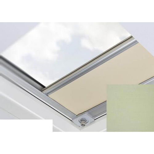Fakro - ARF/D II 059 - Flat Roof Manual Blackout Blind - Mint Green