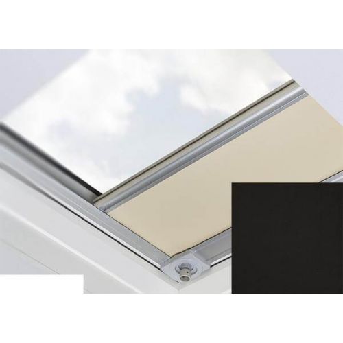 Fakro - ARF/D II 226 Z-Wave - Flat Roof Electrically Operated Blackout Blind - Black