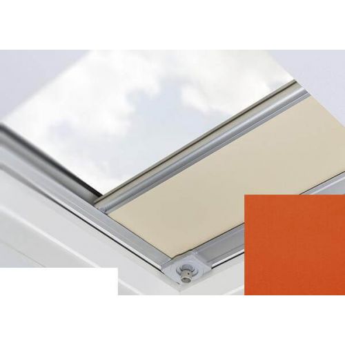 Fakro - ARF/D II 259 - Flat Roof Manual Blackout Blind - Tiger Orange