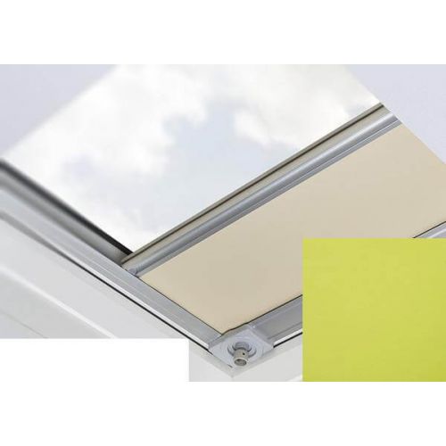 Fakro - ARF/D II 263 - Flat Roof Manual Blackout Blind - Lime Green
