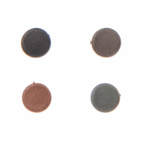 Envirotile - Screw Cover Caps Small - Dark Brown (Pack 25)