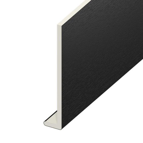 Fascia UPVC Capping Board - Plain - Black Ash (5m)