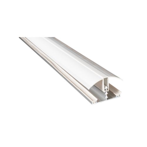Corotherm - Polycarbonate Sheet Rafter Glazing Bar Kit - White (3m)