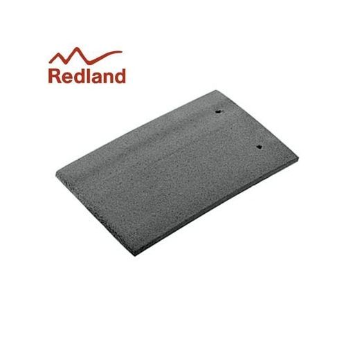 Redland Plain Eaves/Top Tile - Concrete Tile - Smooth Slate Grey