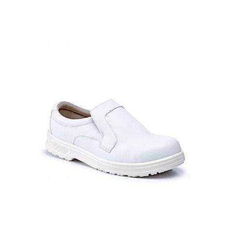 Rugged Terrain - Slip-On Safety Shoes (S2 SRC) - White Microfibre