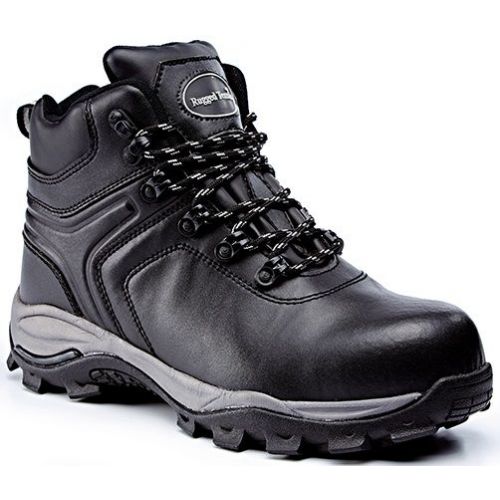 Rugged Terrain - Waterproof Metal Free Hiker Safety Boots (S3 SRC) - Black Leather