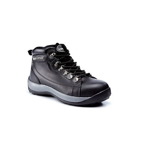 Rugged Terrain - Leisure Safety Boots (SBP SRA) - Black Leather