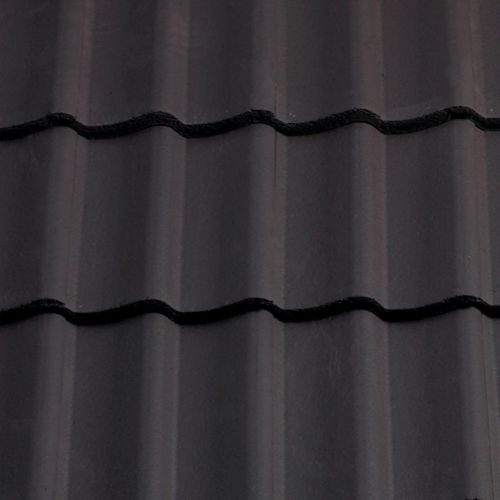 Sandtoft Double Pantile - Concrete Tile - Smooth Dark Grey