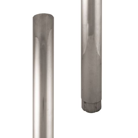 Lindab Steel Guttering - Downpipe - Magestic Galvanised