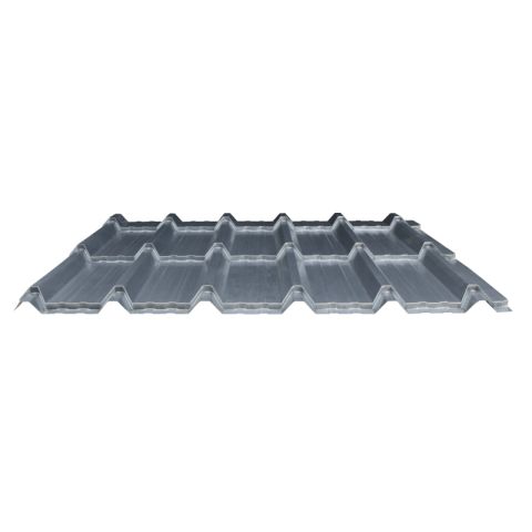 Galvanised Steel Boxtile Effect Roofing Sheet (32/1000) - 0.5mm