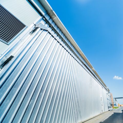 Galvanised Steel Box Profile Roofing Sheet (32/1000) - 0.5mm / 0.7mm