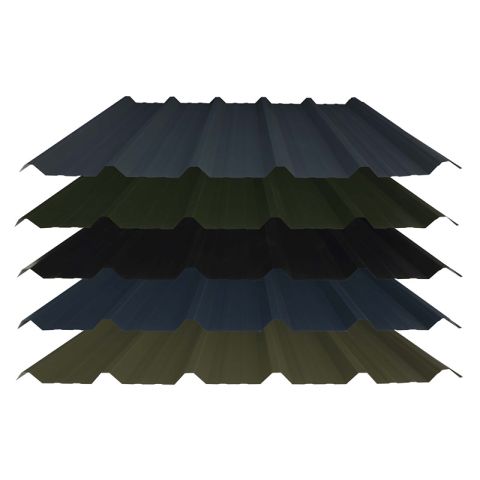 Steel Box Profile Roofing Sheet (32/1000) - PVC Plastisol Coated - 0.5mm / 0.7mm Steel Box Profile Roofing Sheet (32/1000) - PVC Plastisol Coated - 0.5mm / 0.7mm