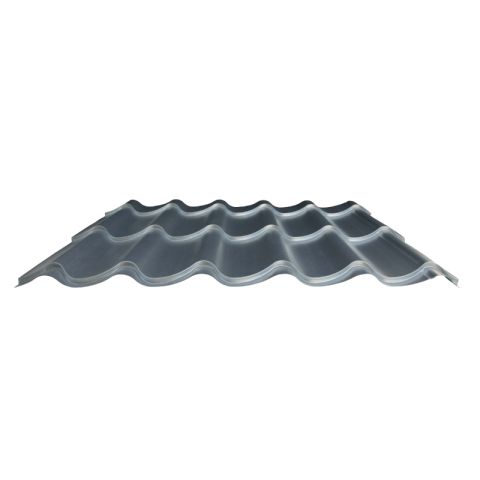 Galvanised Steel Pantile Effect Roofing Sheet (33/1000) - 0.5mm / 0.7mm