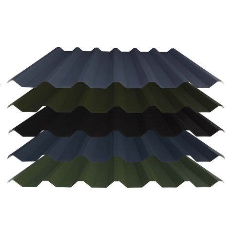 Steel Box Profile Roofing Sheet (34/1000) - PVC Plastisol Coated - 0.5mm / 0.7mm Steel Box Profile Roofing Sheet (34/1000) - PVC Plastisol Coated - 0.5mm / 0.7mm