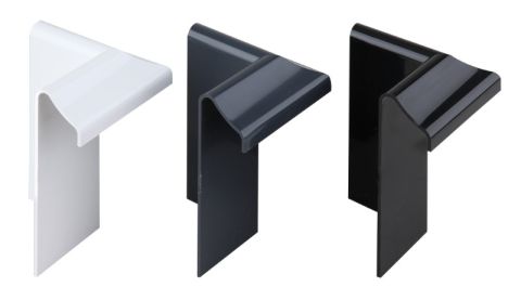TRC Techno uPVC Edge Trim 90° Internal Corner