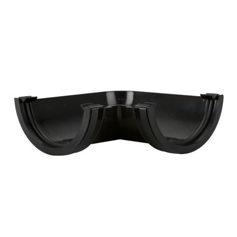 Brett Martin uPVC Roundstyle Guttering  90° Angle - 112mm - Black