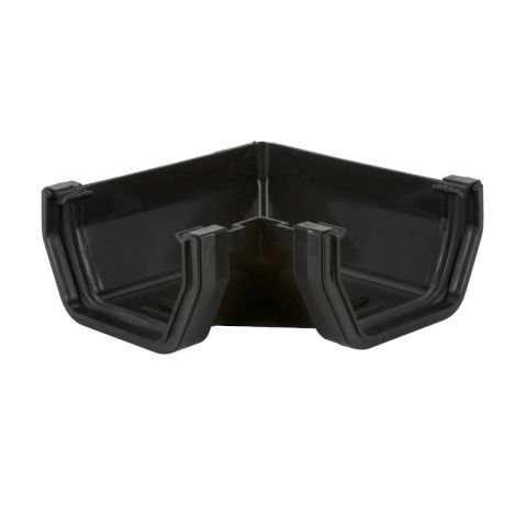 Brett Martin uPVC Squarestyle Guttering  90° Angle - 114mm - Black