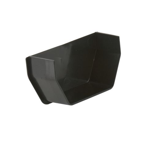 Brett Martin uPVC Squarestyle Guttering Internal Stopend  - 114mm - Black