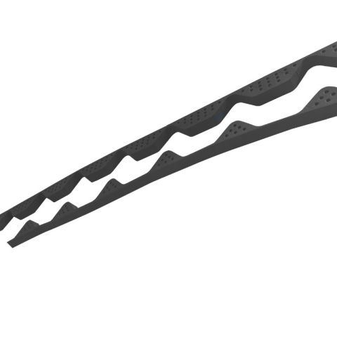 Onduline Easyfix Foam Eaves Fillers - 1008mm - Anthracite Grey (Pack of 4)
