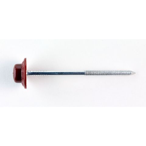 Onduline Capped Fixing Nails - 65mm x 18mm x 3.4mm - Brown (Bag of 100)