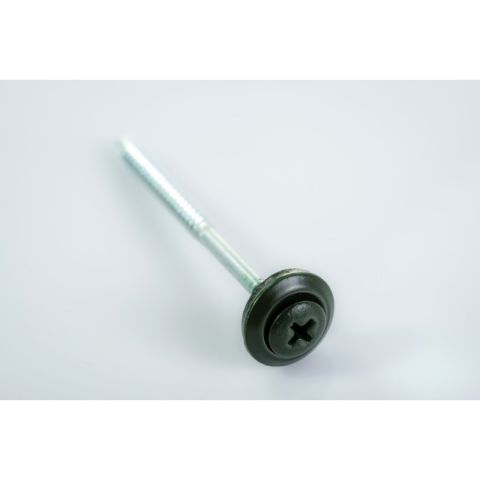 Onduline Corrugated Bitumen Roof Sheet Fixing Screws - 60mm x 16mm x 4.2mm - Black (Bag of 100)