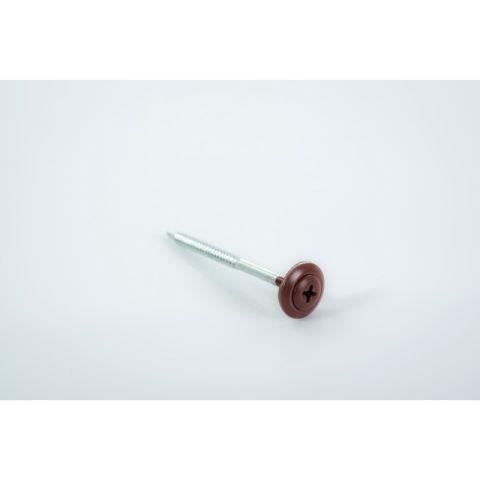 Onduline Corrugated Bitumen Roof Sheet Fixing Screws - 65mm x 16mm x 4.2mm - Red (Bag of 100)